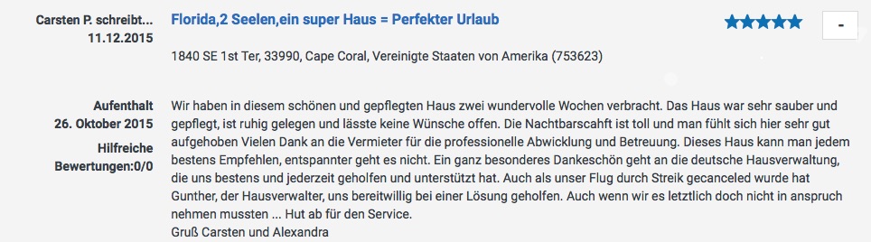 Bewertung 11.12.2015